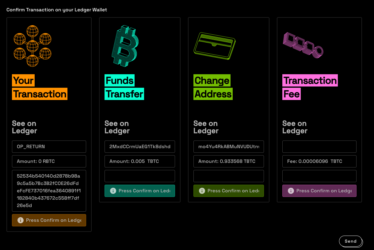 View transaction summary